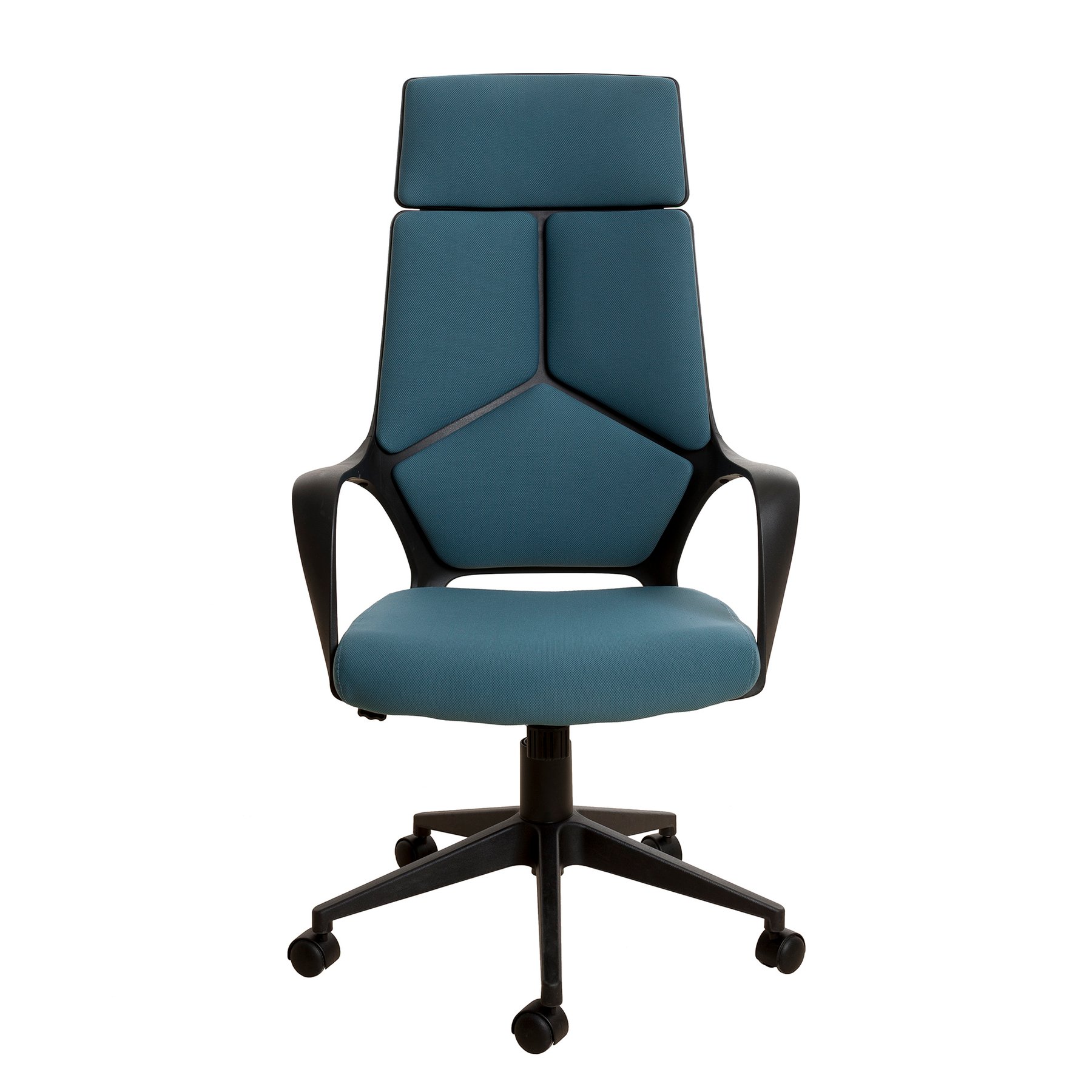 Executive chair Force Black, fabric, dark mint