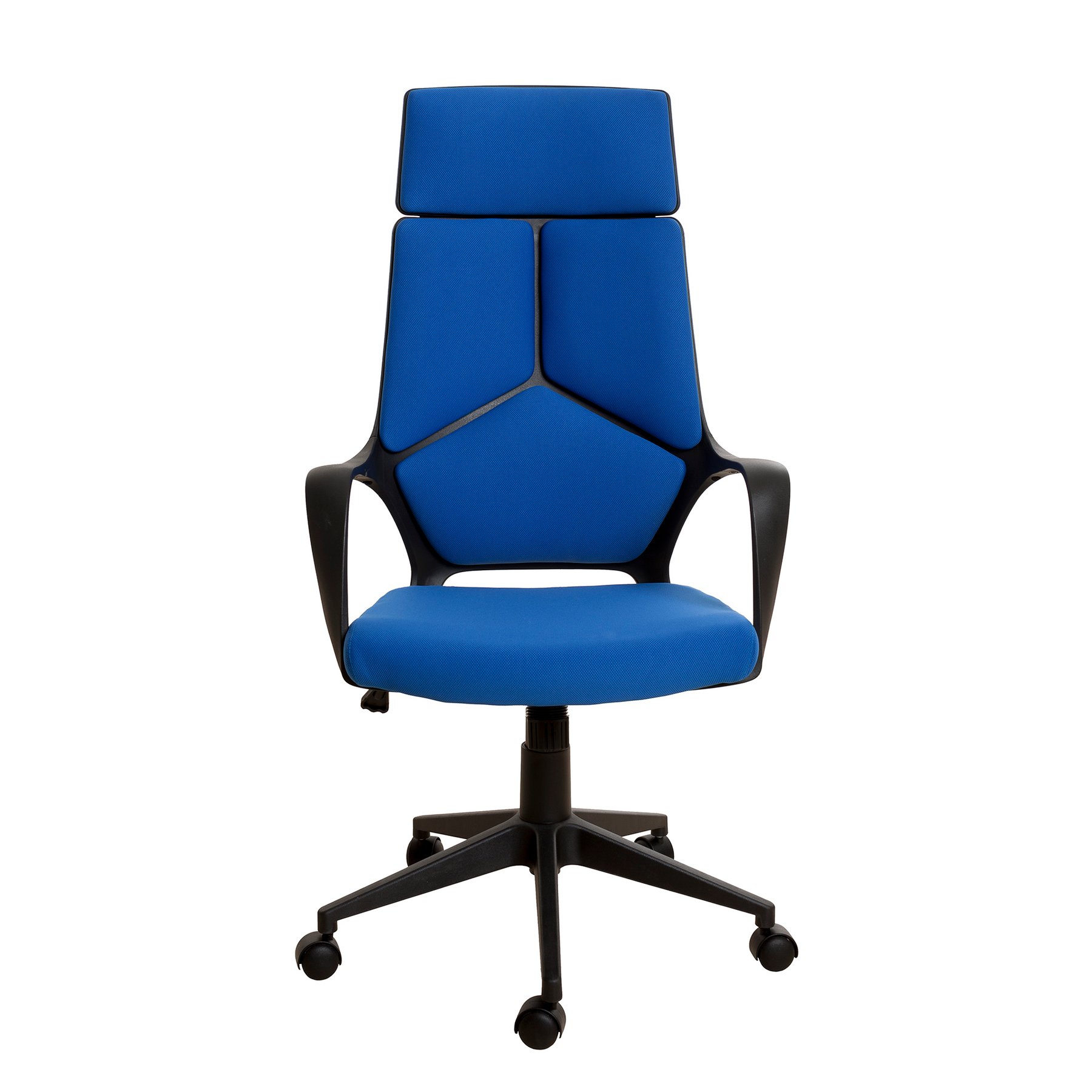 Executive Chair Force Black, fabric, dark blue