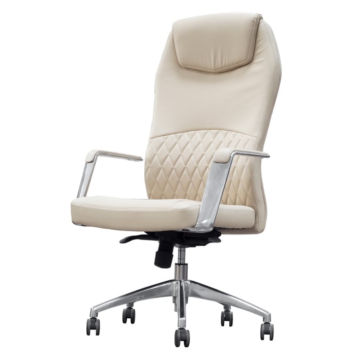 Директорски стол RFG CRONO HB, екокожа, до 150 kg, бежов