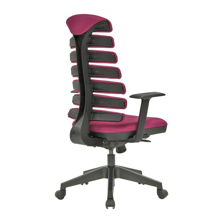 Директорски стол RFG Spike 13 HB, дамаска и меш, до 120 kg, виолетов