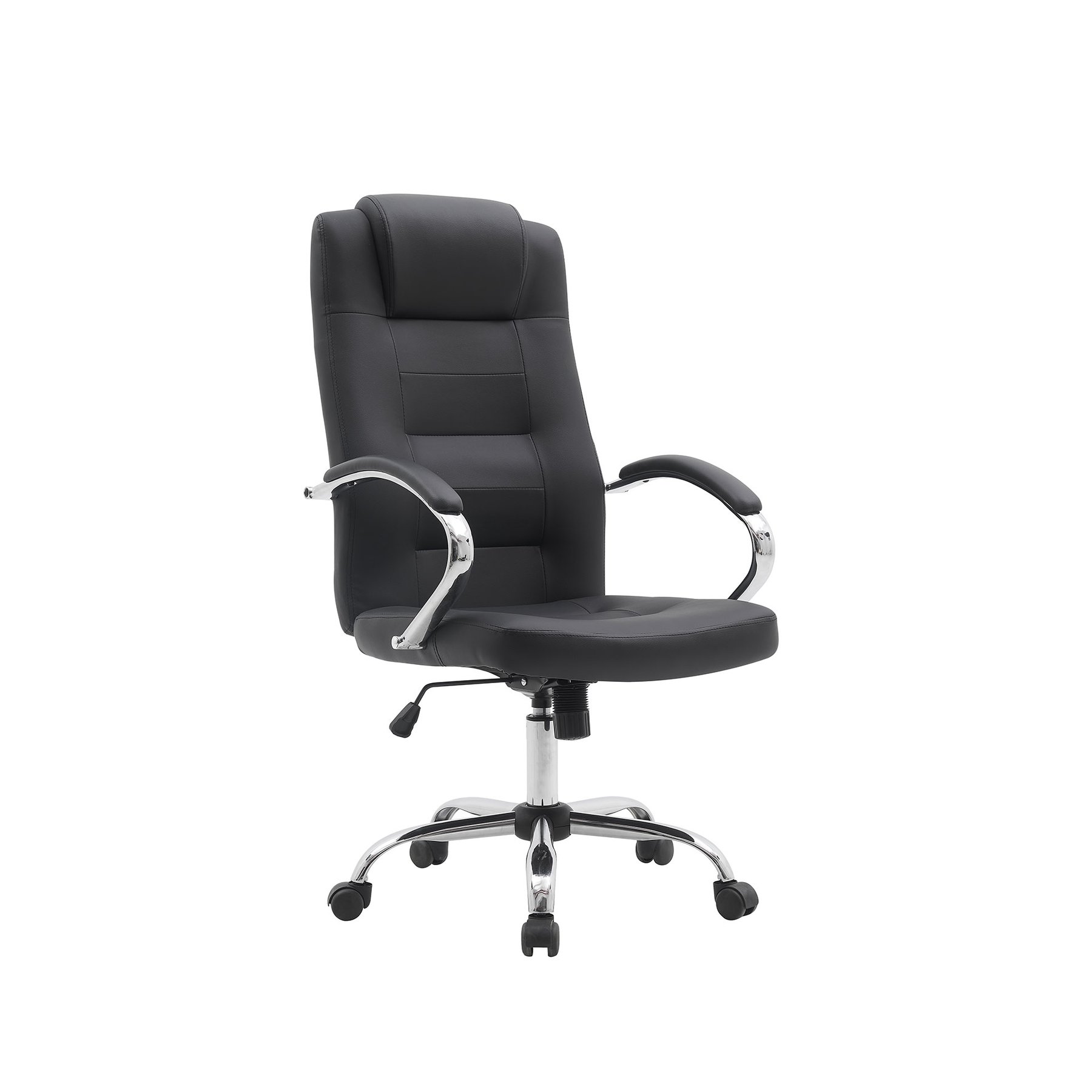 Executive chair Slash, eco leather, black