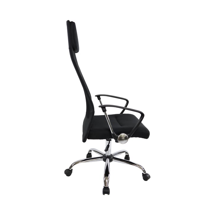 Директорски стол Roby, дамаска и меш, Tilt механизъм, до 130 kg, черен