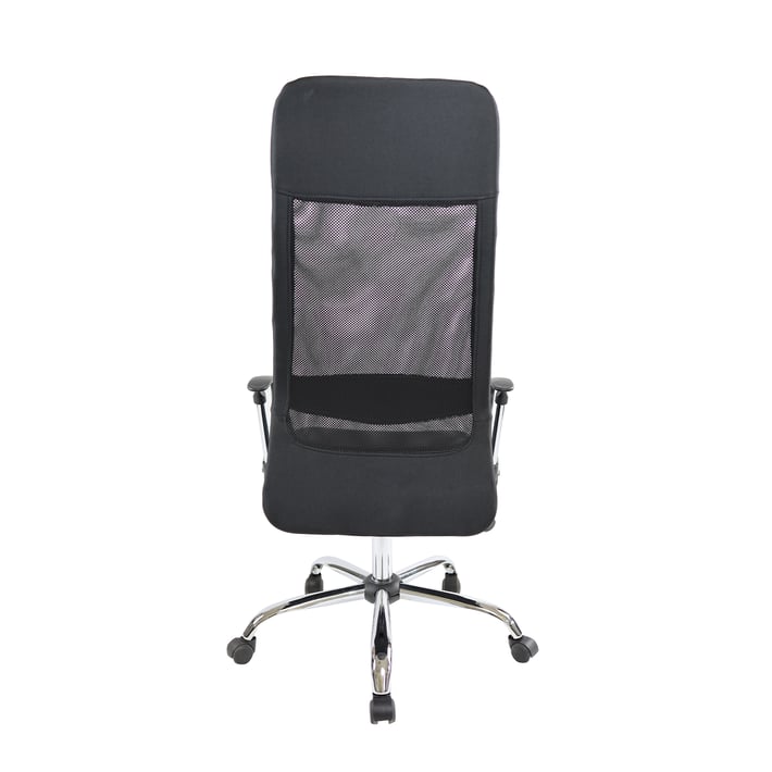 Директорски стол Roby, дамаска и меш, Tilt механизъм, до 130 kg, черен