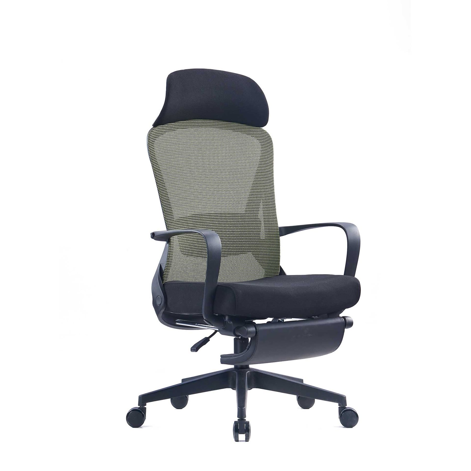 RFG Executive chair Enjoy HB, black seat, green backrest