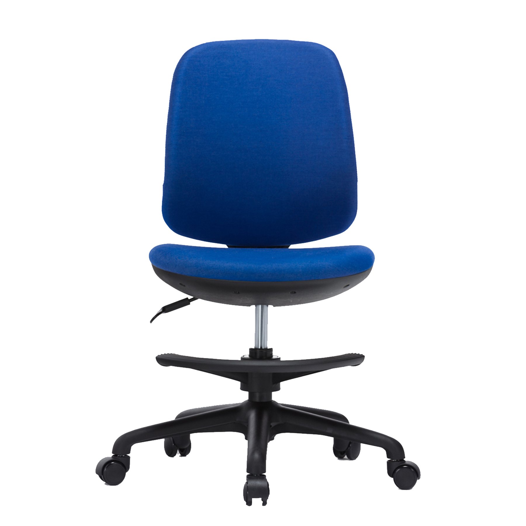 RFG Children’s Chair Candy Foot Black, fabric, blue seat, blue backrest