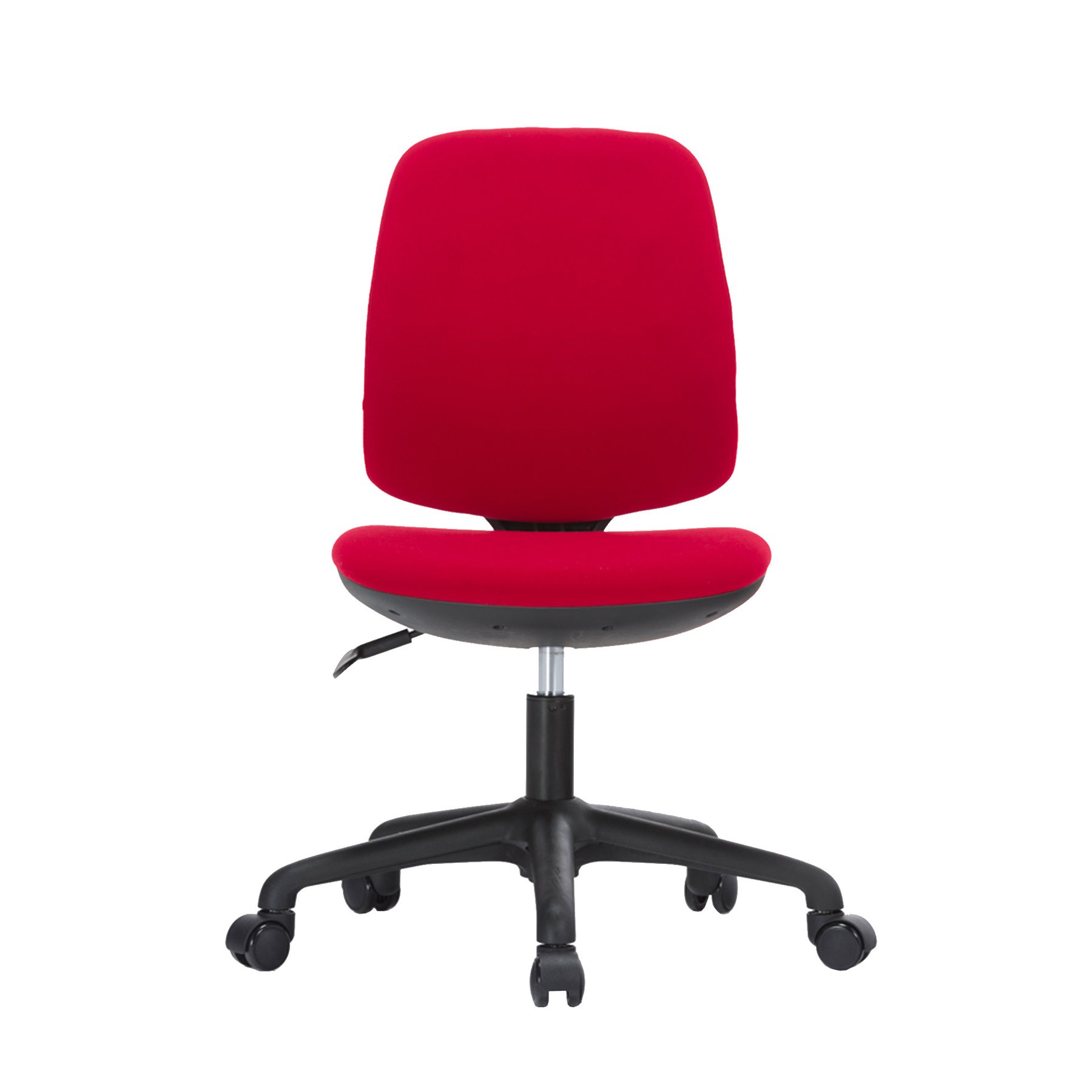RFG Children’s Chair Lucky Black, fabric, red seat, red backrest