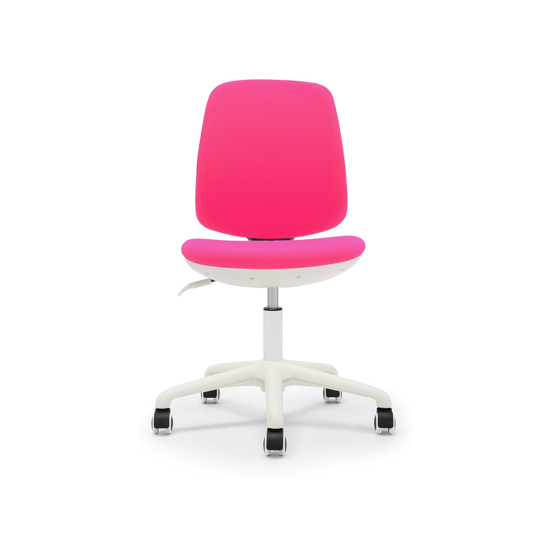 RFG Kids chair Lucky White, fabric, pink seat, pink backrest