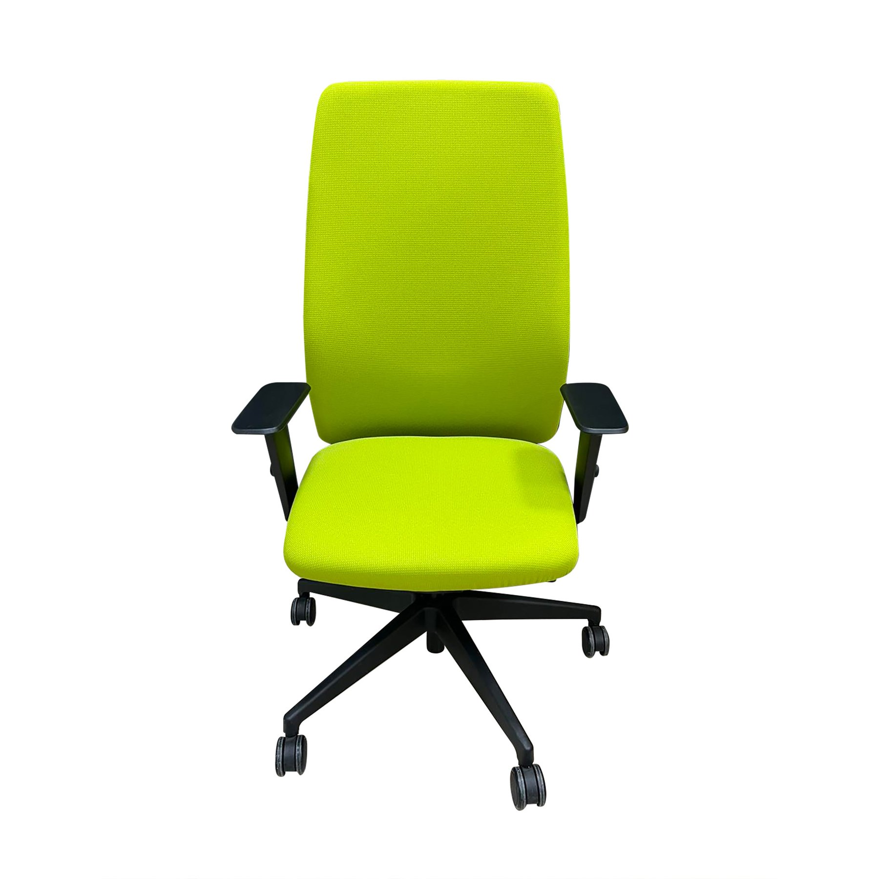 Ergonomic Office Chair Interstuhl Aim 1S22, textile, Synchronous mechanism, polyamide base, green, assembled sample