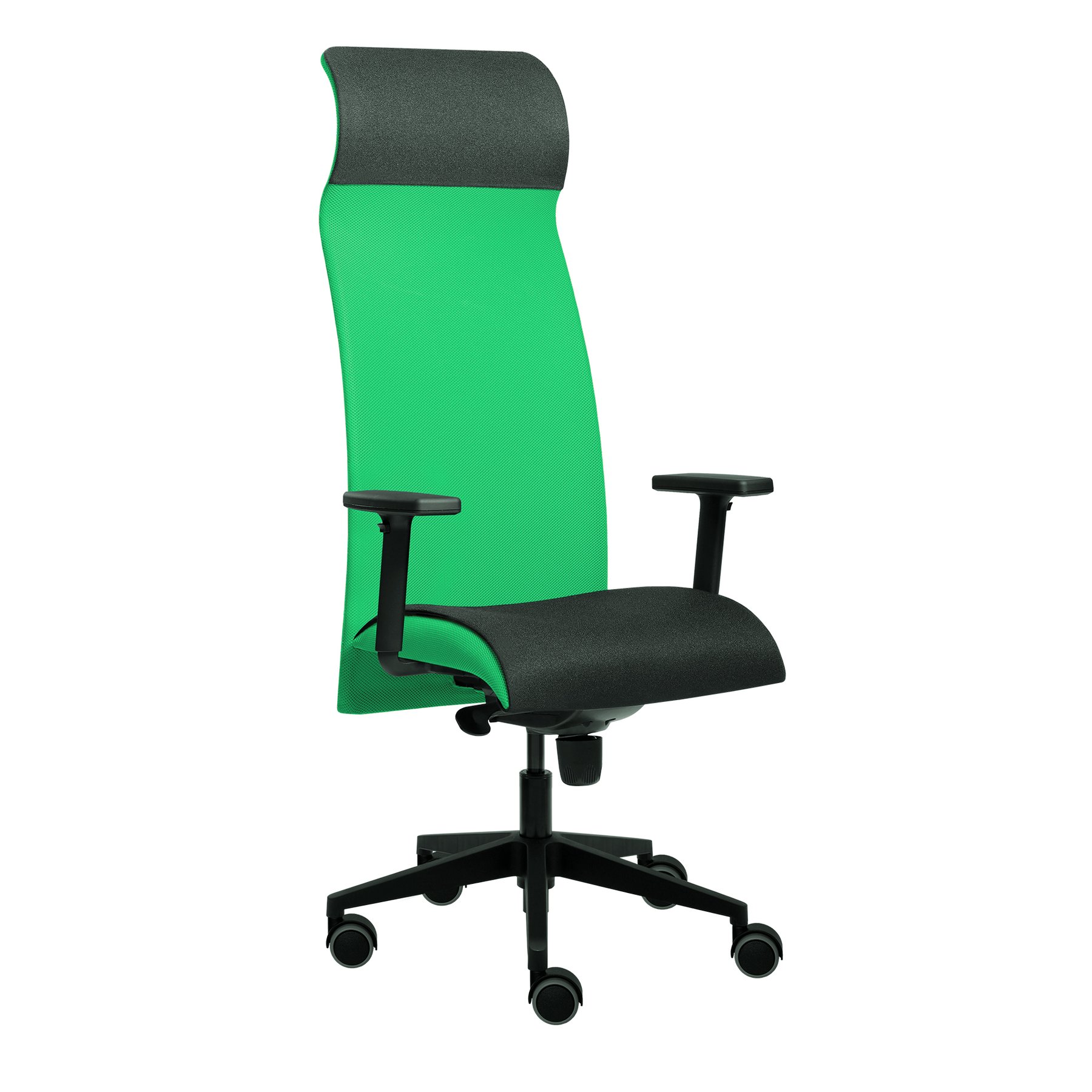 Tronhill Ergonomic chair Solium Executive, fabric and mesh, green