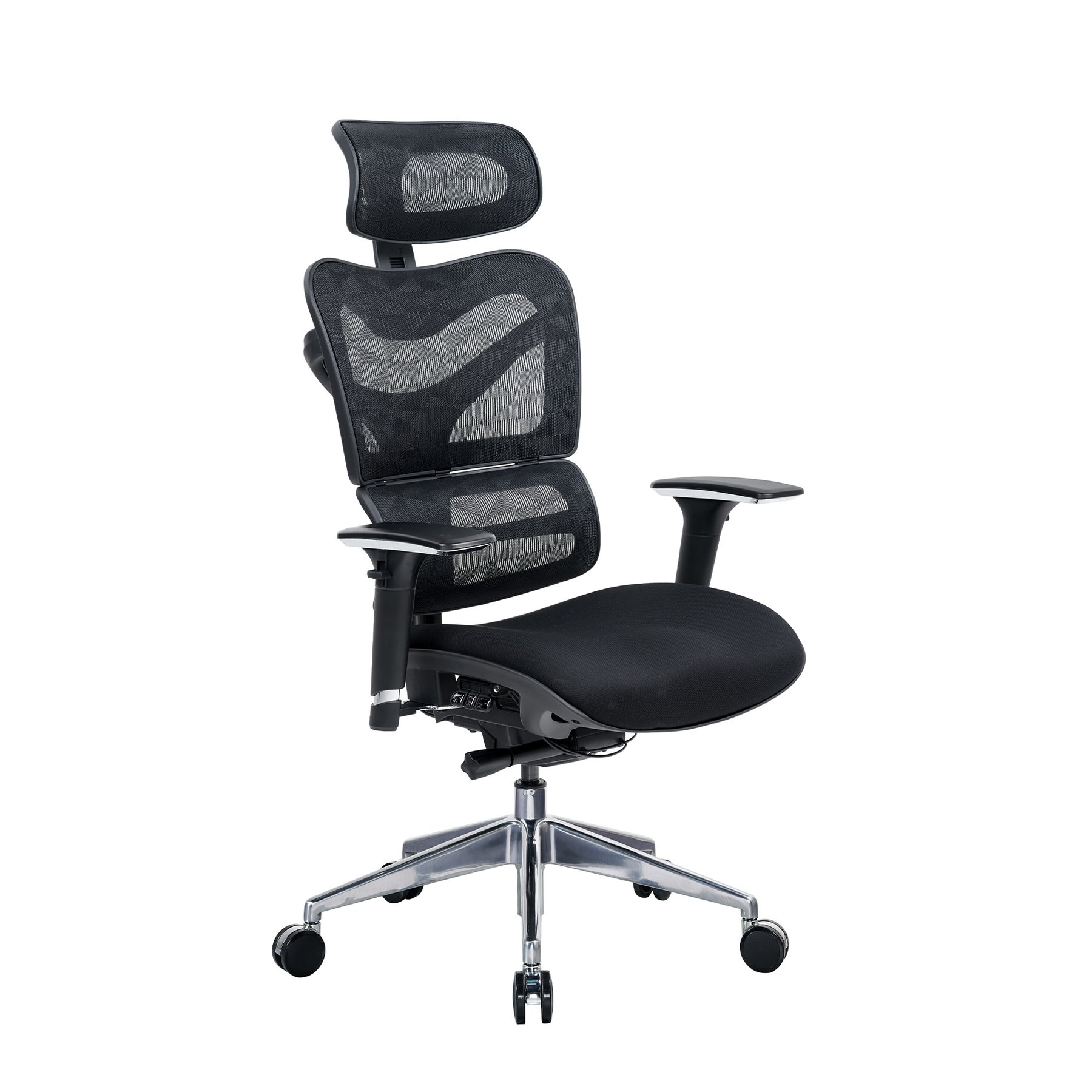 RFG Ergonomic Chair TECH@GAMES, black seat, black backrest