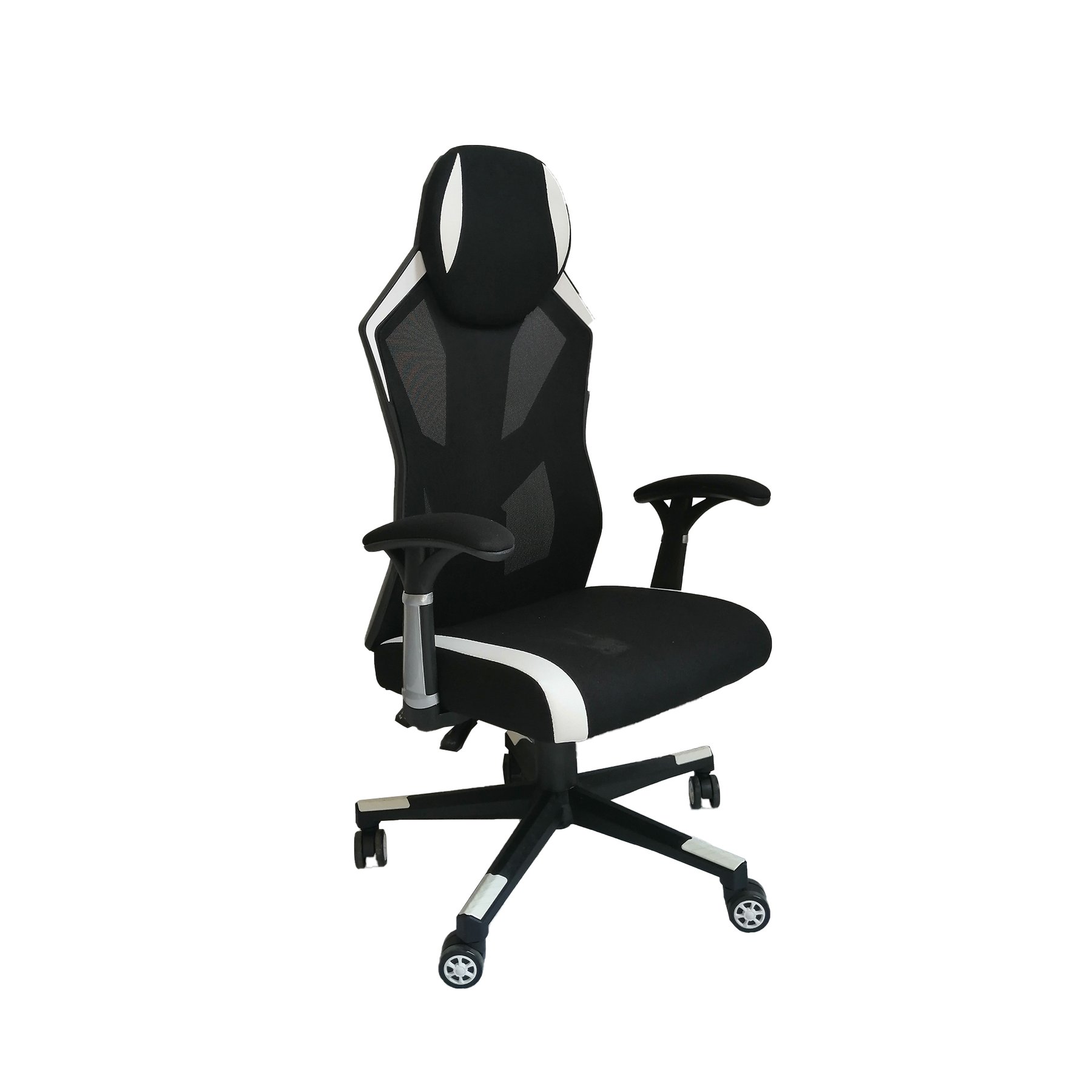 RFG Gaming chair Soft Game, black-white