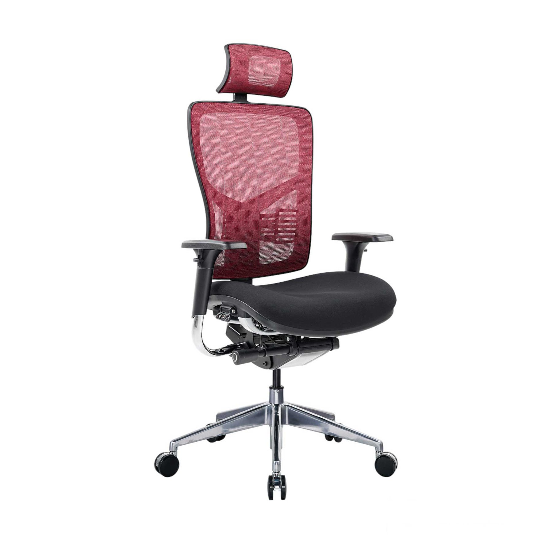 RFG Ergonomic Chair TECH@PRO, black seat, red backrest