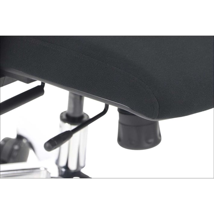 Ергономичен стол RFG Artur HB, дамаска и меш, до 150 kg, черна седалка, черна облегалка