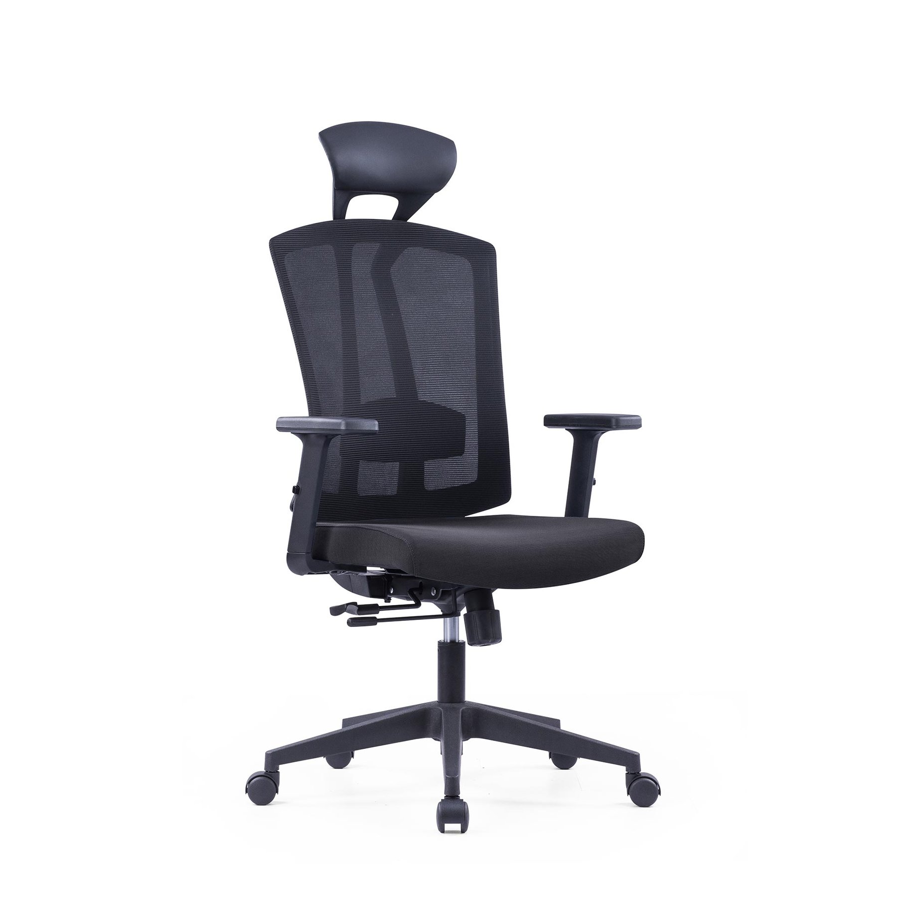 Ergonomic office chair RFG Primo HB, fabric & mesh, up to 130 kg, black