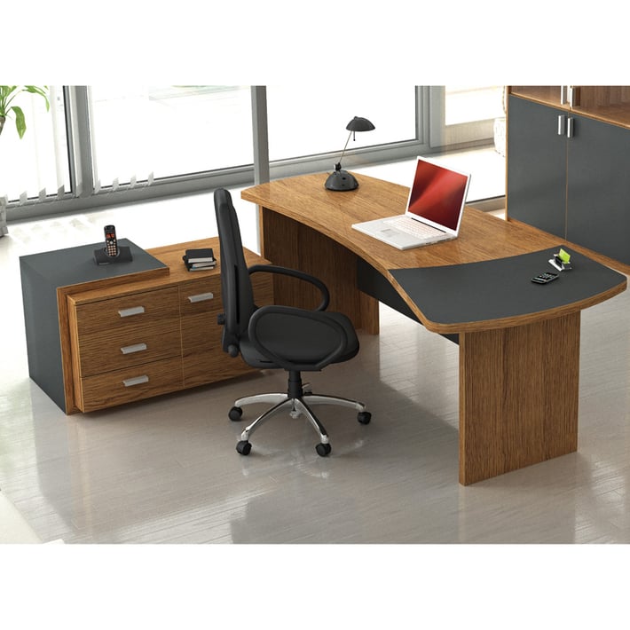 Бюро LB116, 215 x 93 x 74 cm, ПДЧ