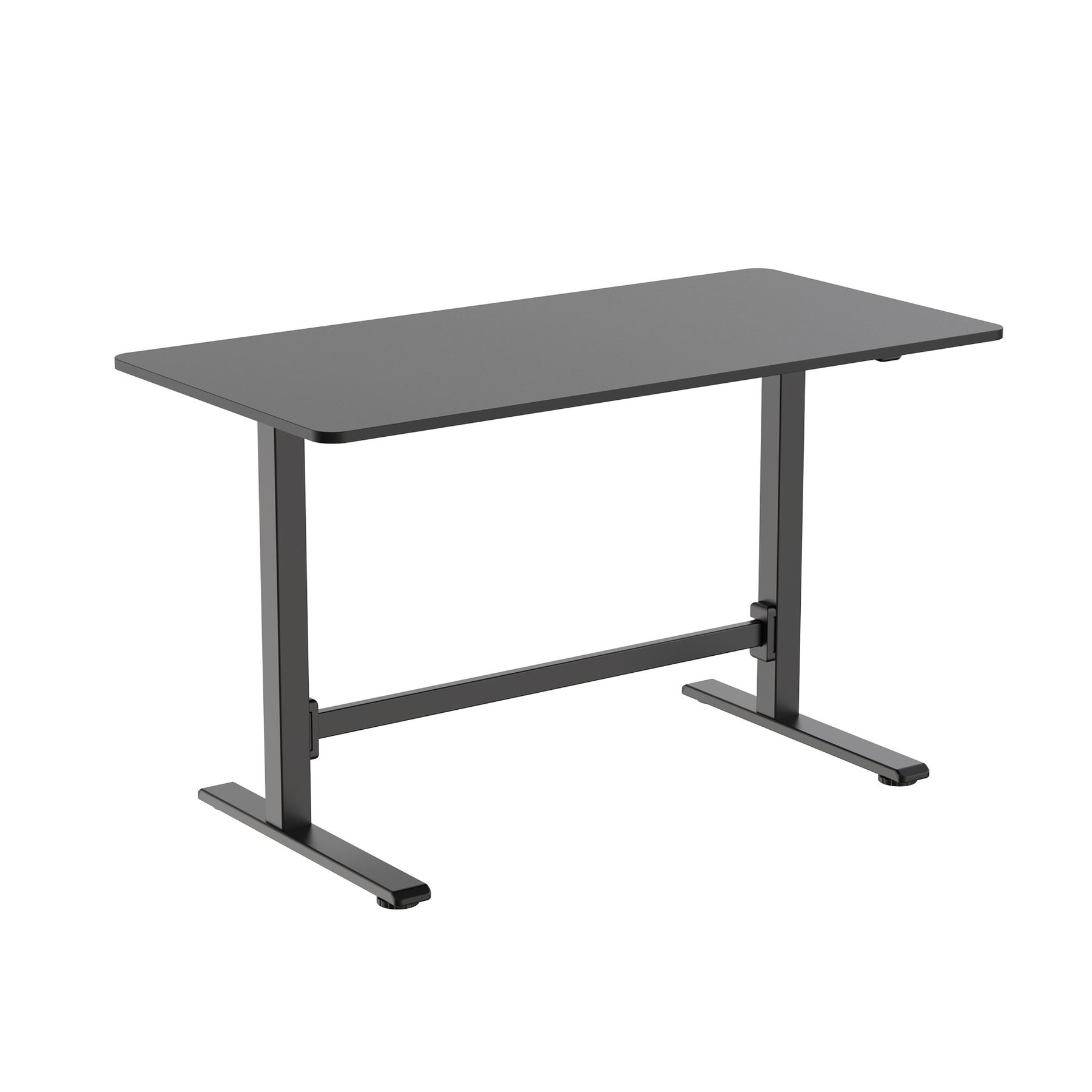 Desk RFG Axis, height-adjustable, 1200 ? 600 ? 700–1150 mm, chipboard 16 mm, black