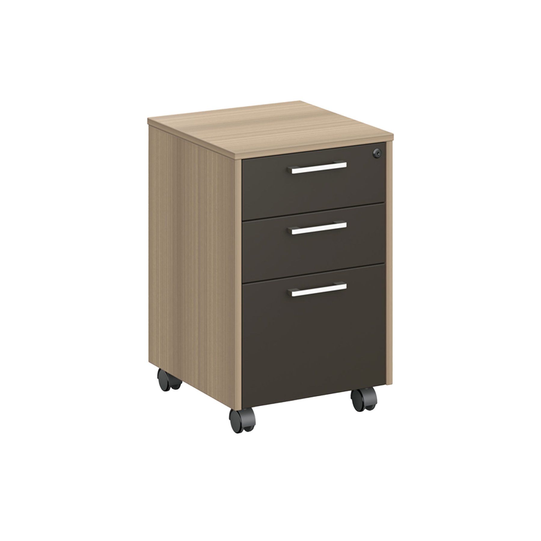 RFG Container Milano, 400 x 420 x 620 mm, light oak and dark grey