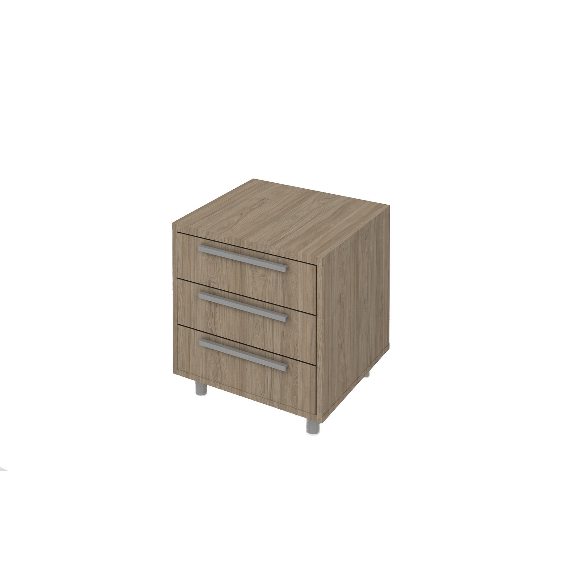 Container K7, with 3 drawers, 55 x 50 x 58 cm, luxury colour