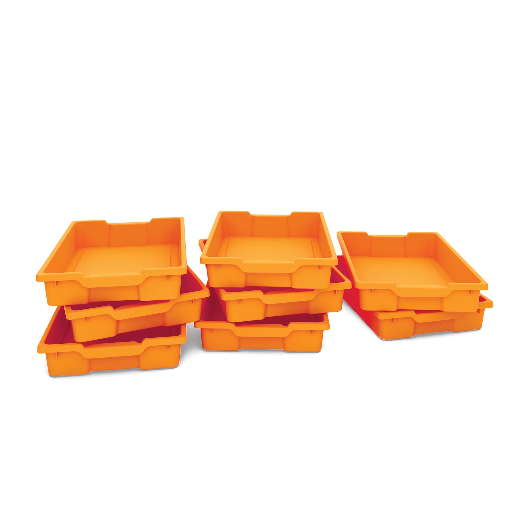 Nowa Szkola Tray, plastic, orange, 8 pcs