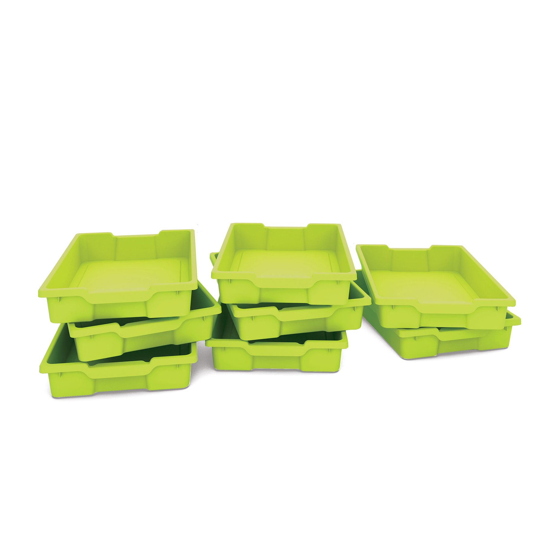 Nowa Szkola Tray, Plastic, Green, 8 pcs
