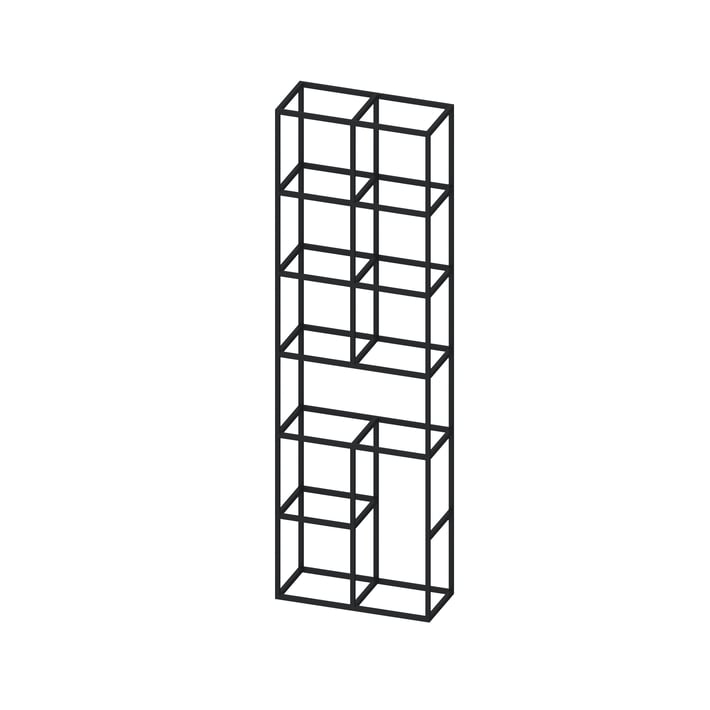 RFG Shelf Boxi S, metal, 72 x 37 x 212 cm, black