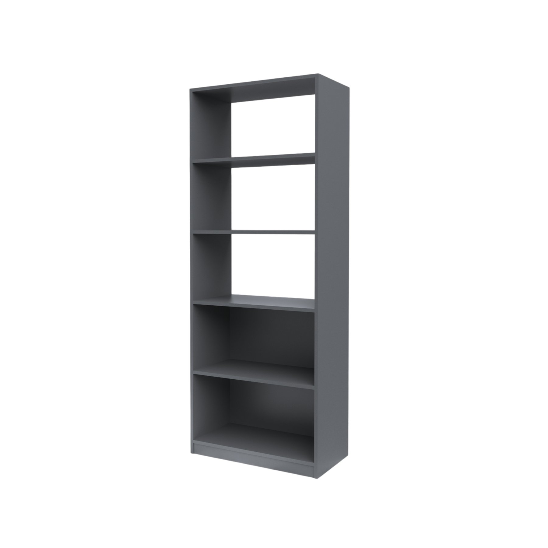 RFG Shelf Libra 1, with 5 shelves, 766 x 400 x 1993 mm, graphite