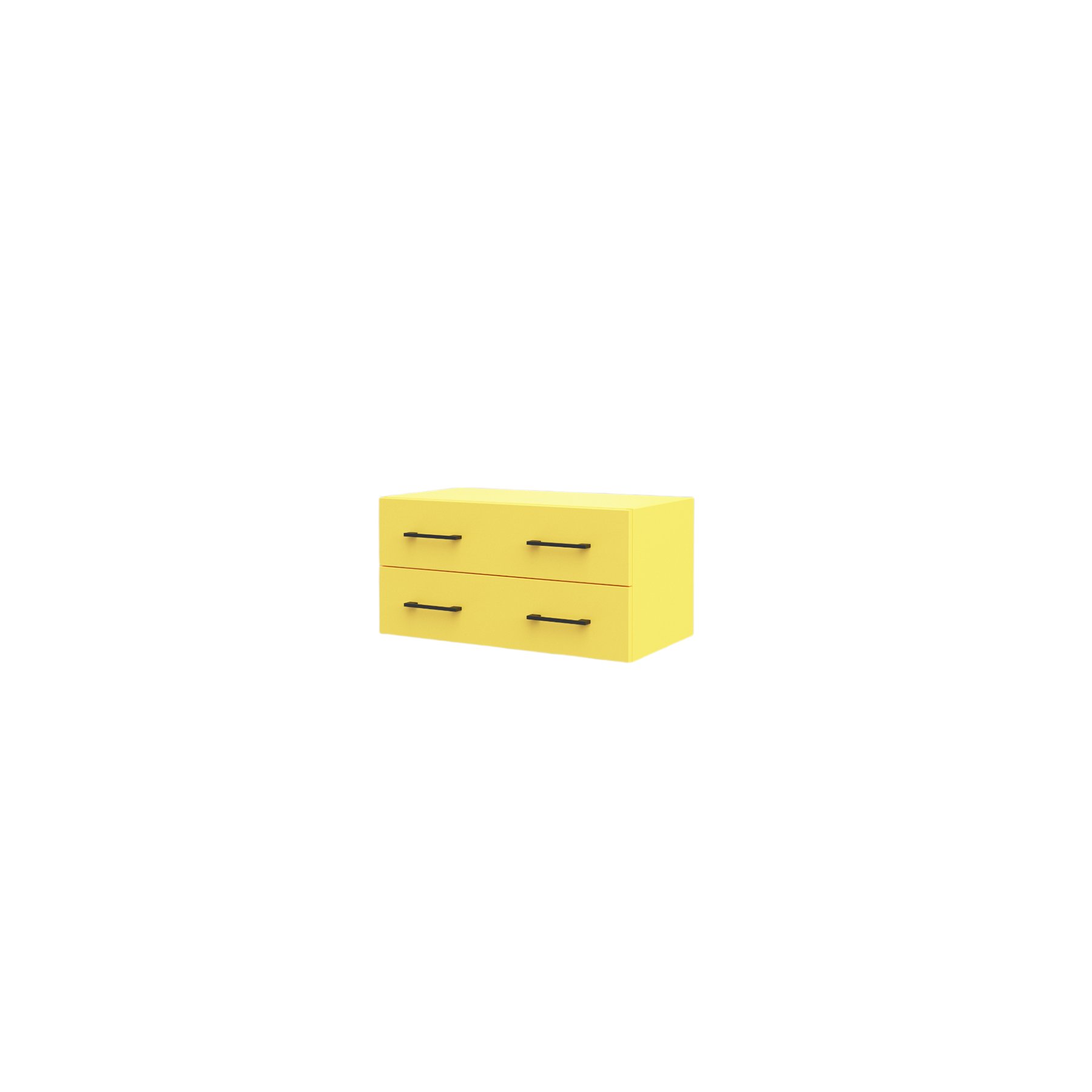 RFG Cabinet Libra 7, 730 x 382 x 365 mm, with drawers, yellow