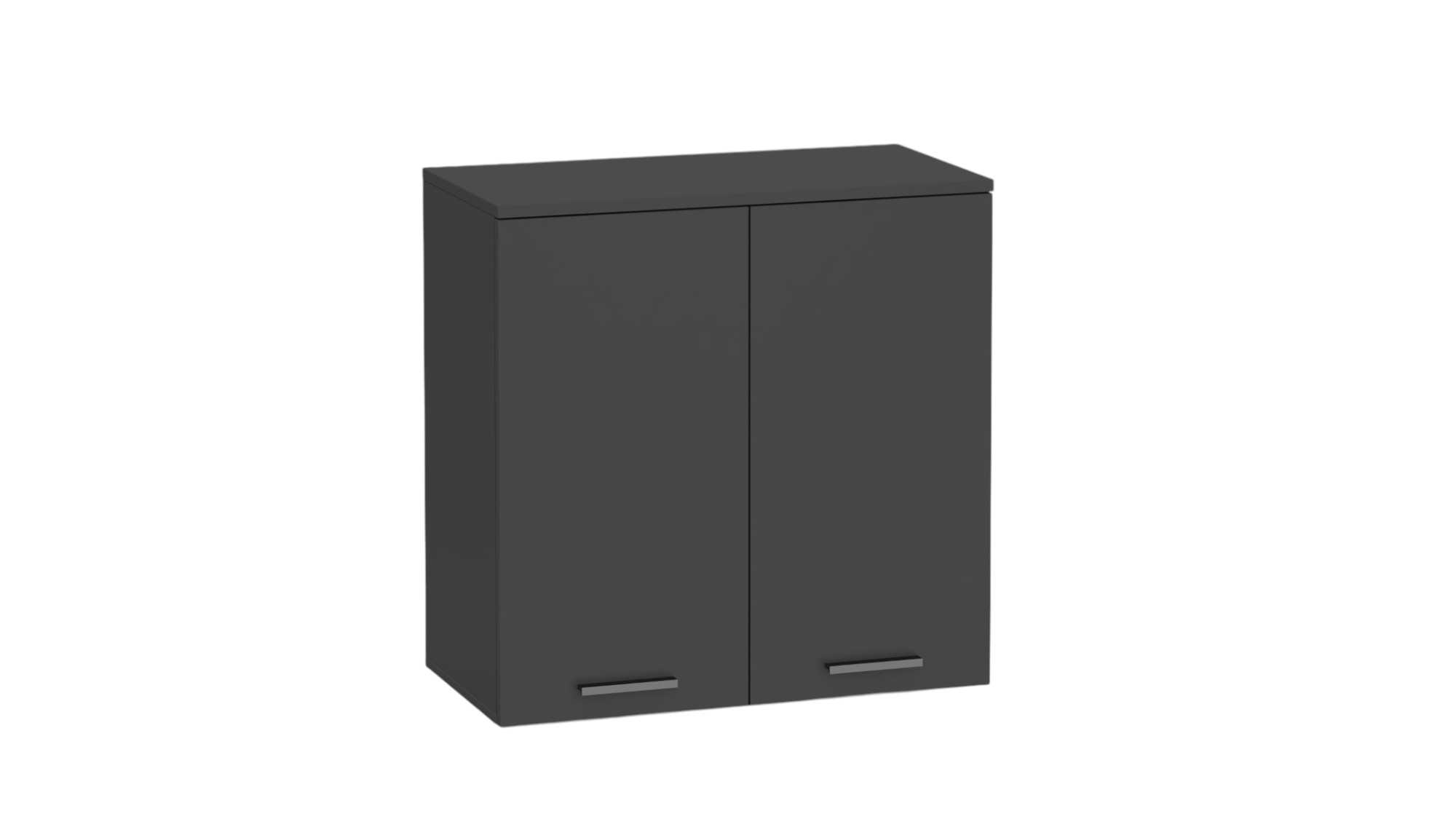 RFG Cabinet Boxi, double, with two doors, top, 720 x 370 x 721 mm, black