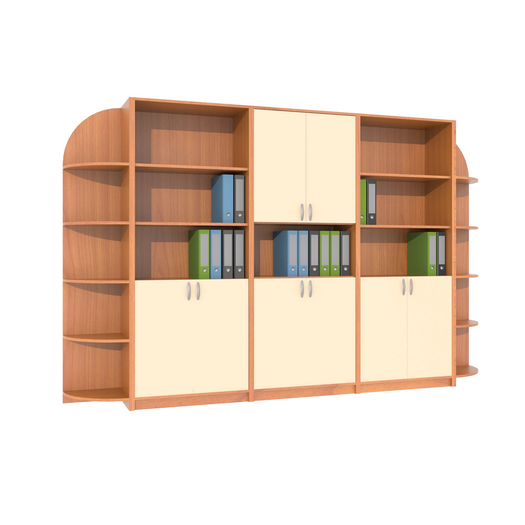 Cabinet set with corner, 320 x 40 x 200 cm