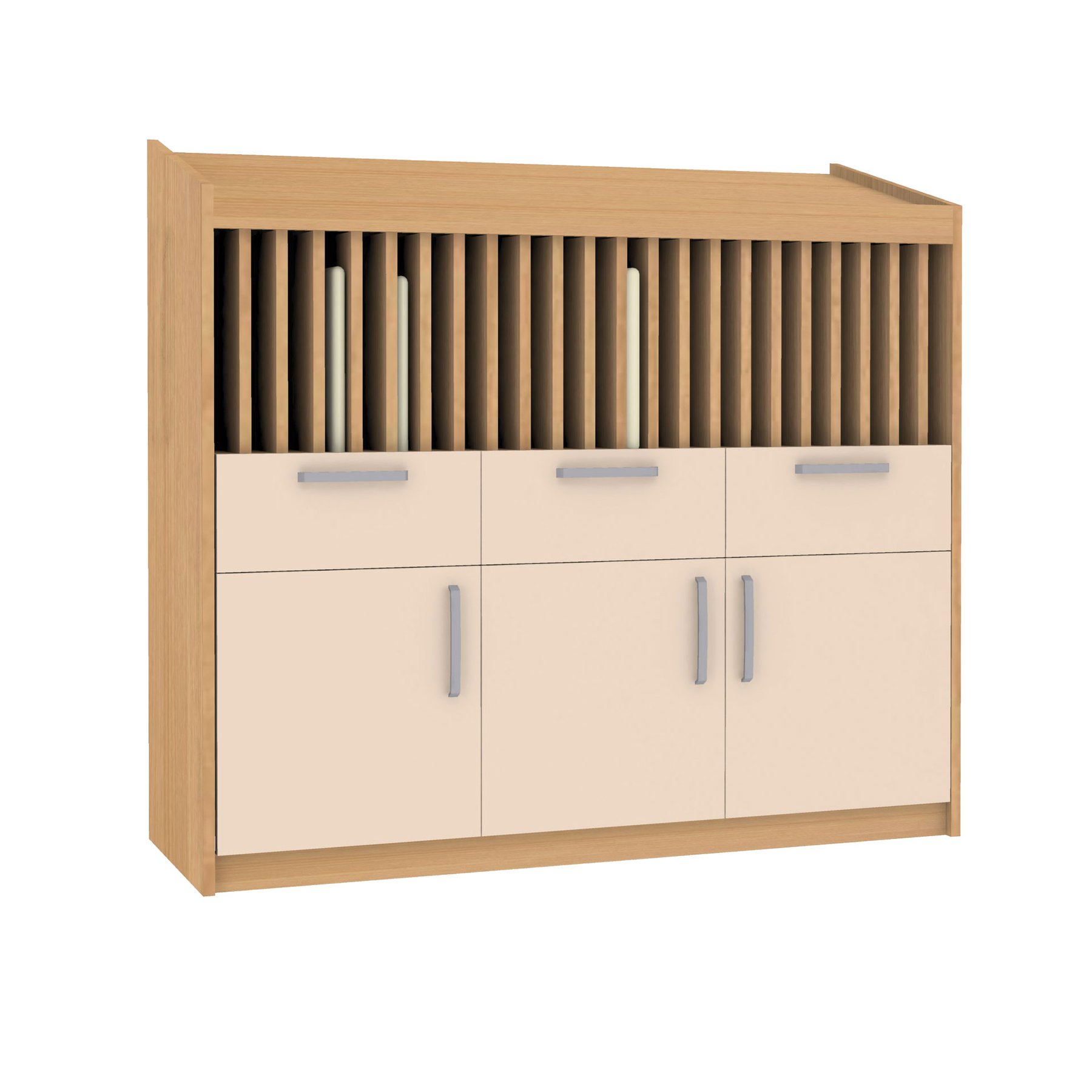Cabinet for Diaries, 129 x 45 x 118 cm