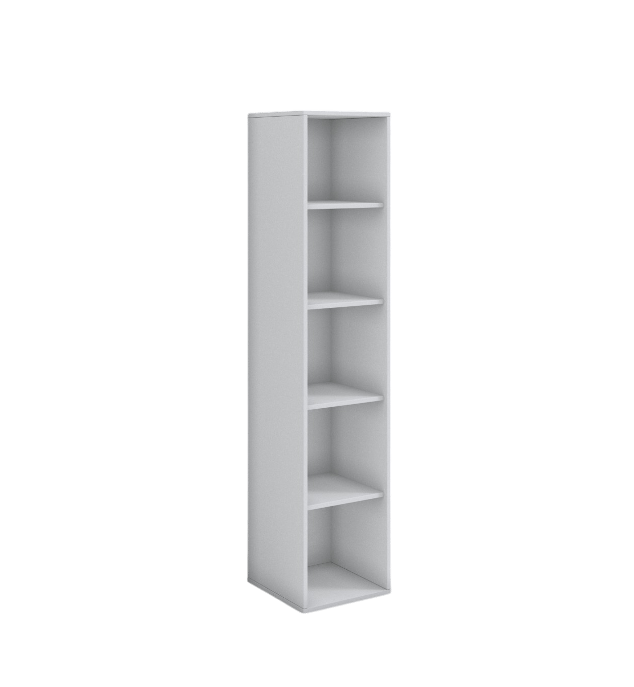 RFG Single shelving unit, 400 x 400 x 1800 mm, white