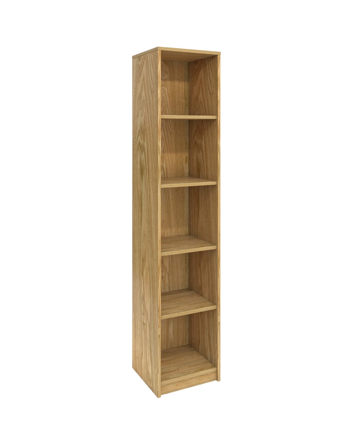 Bookcase RFG RS3 Monaco, 420 х 400 х 2000 mm, chipboard 18 mm, elm