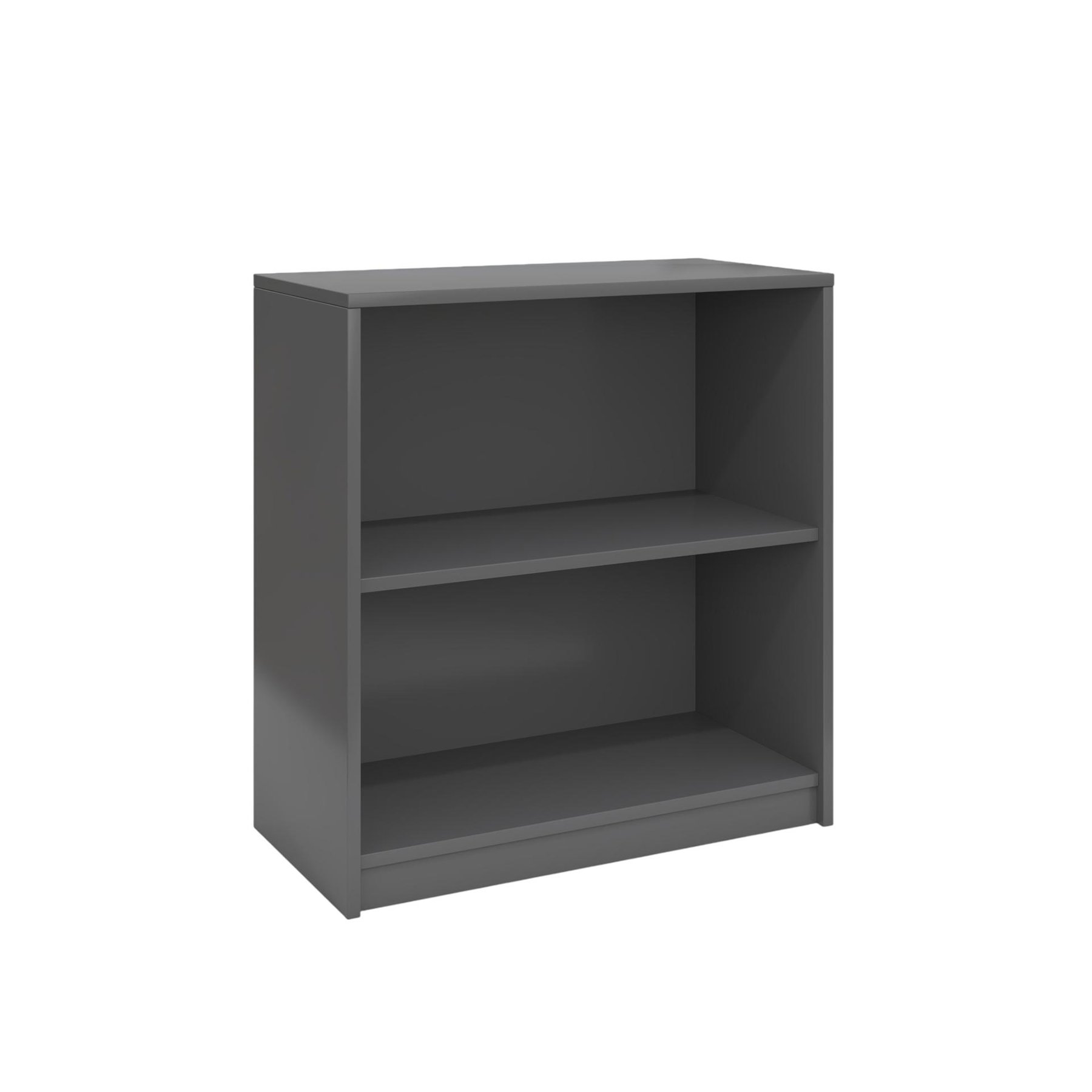 Bookcase RFG RS4 Parma, 800 х 400 х 850 mm, chipboard 18 mm, pearl graphite