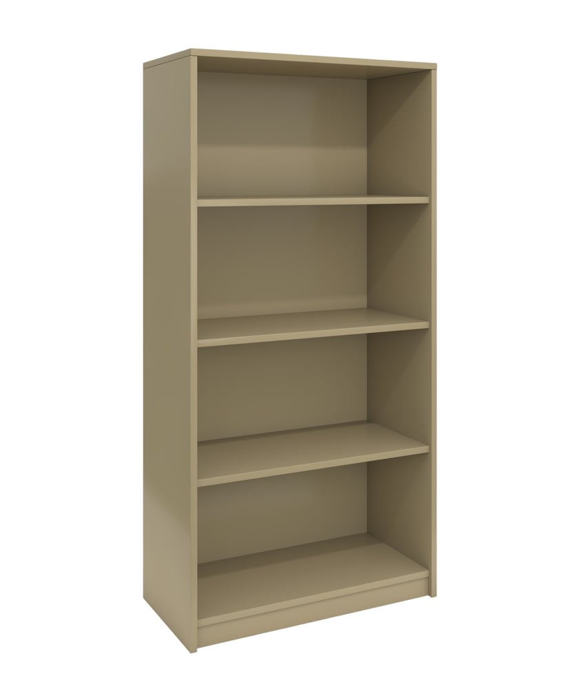 Bookcase RFG RS5 Elmaz, 800 х 400 х 1620 mm, chipboard 18 mm, grey