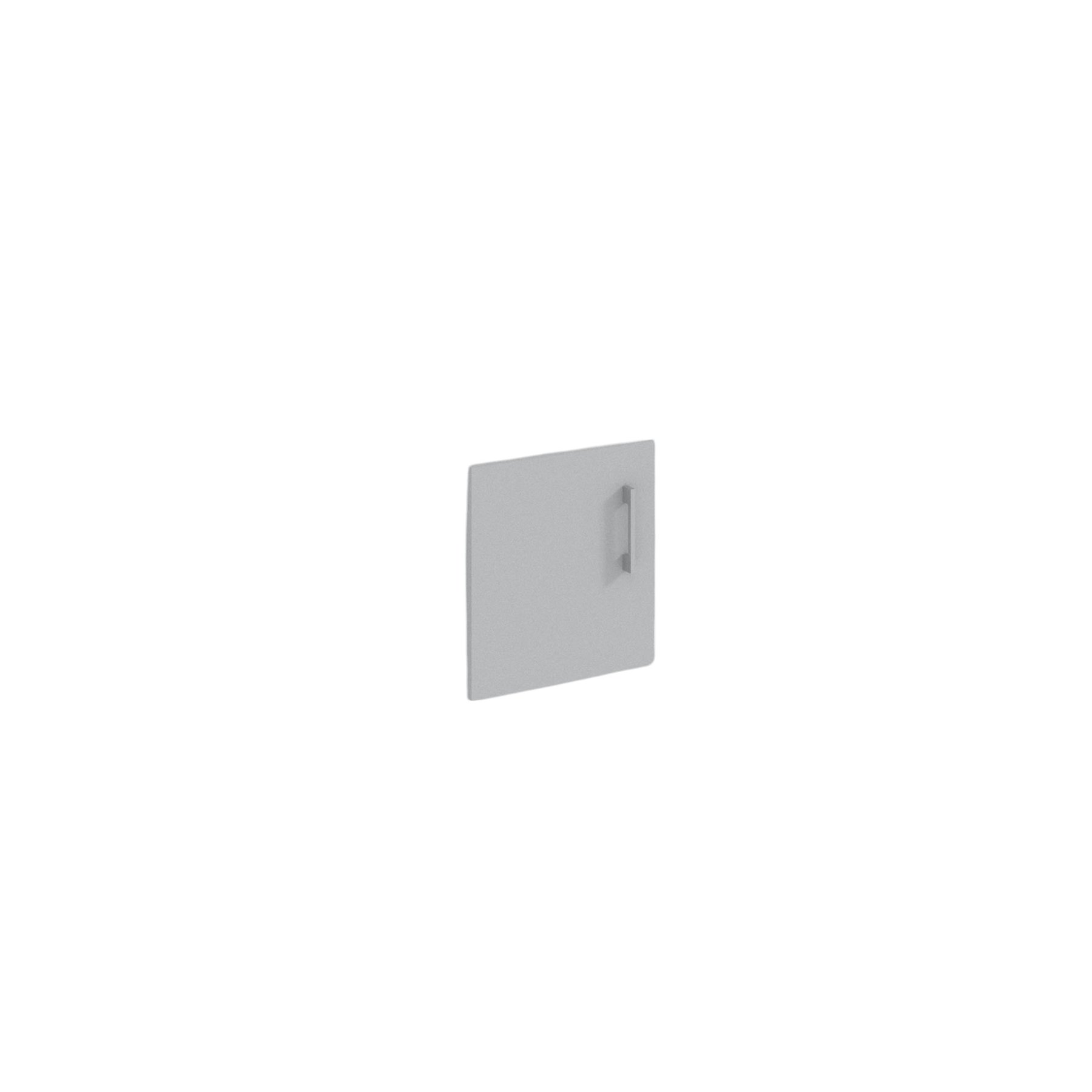 RFG Hallway door, 400 x 18 x 420 mm, grey, set of 2