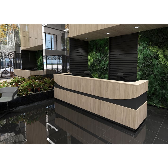 RFG Reception module Joy, straight, 100 x 80 x 112.50 cm