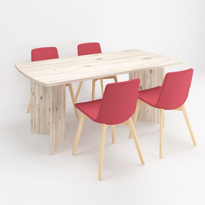 Заседателна маса Z201V, 180 x 90 x 74 cm, правоъгълен плот, ПДЧ 25 mm