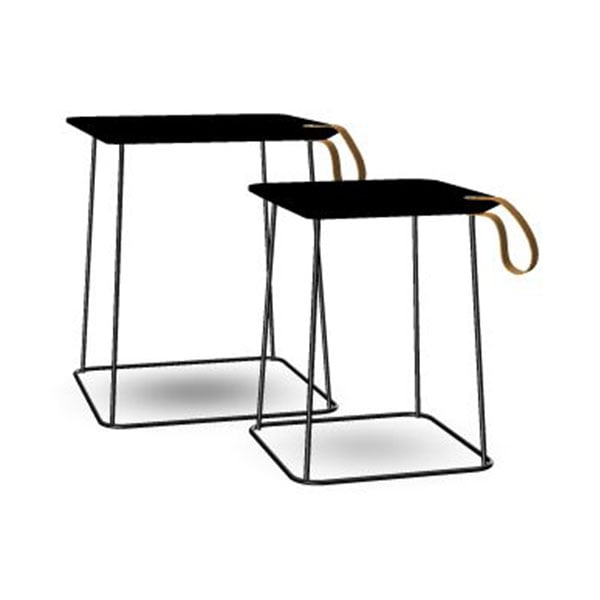 Interstuhl Low table Hub HU920, black, set of 2