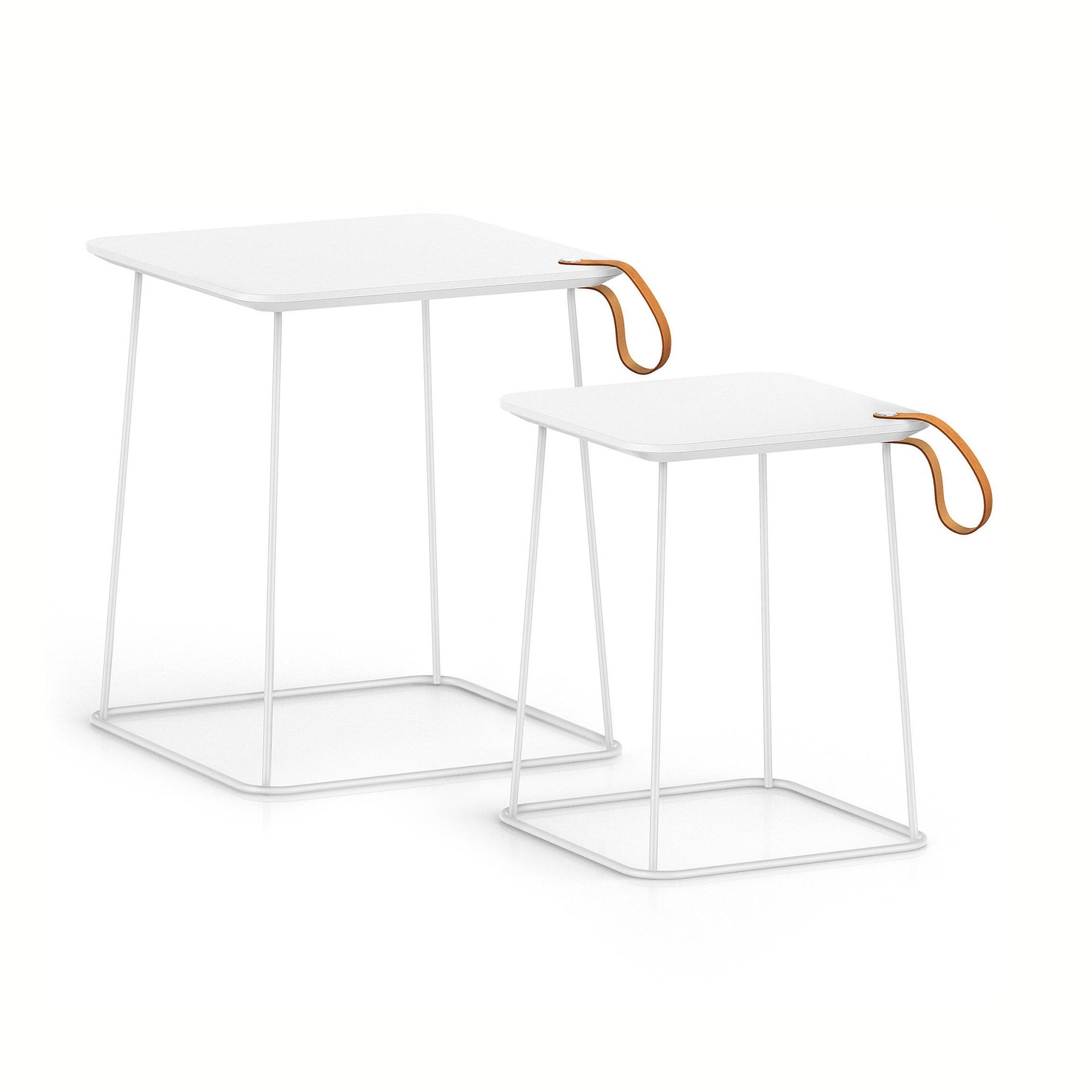 Interstuhl Low Table Hub HU920, white, set of 2