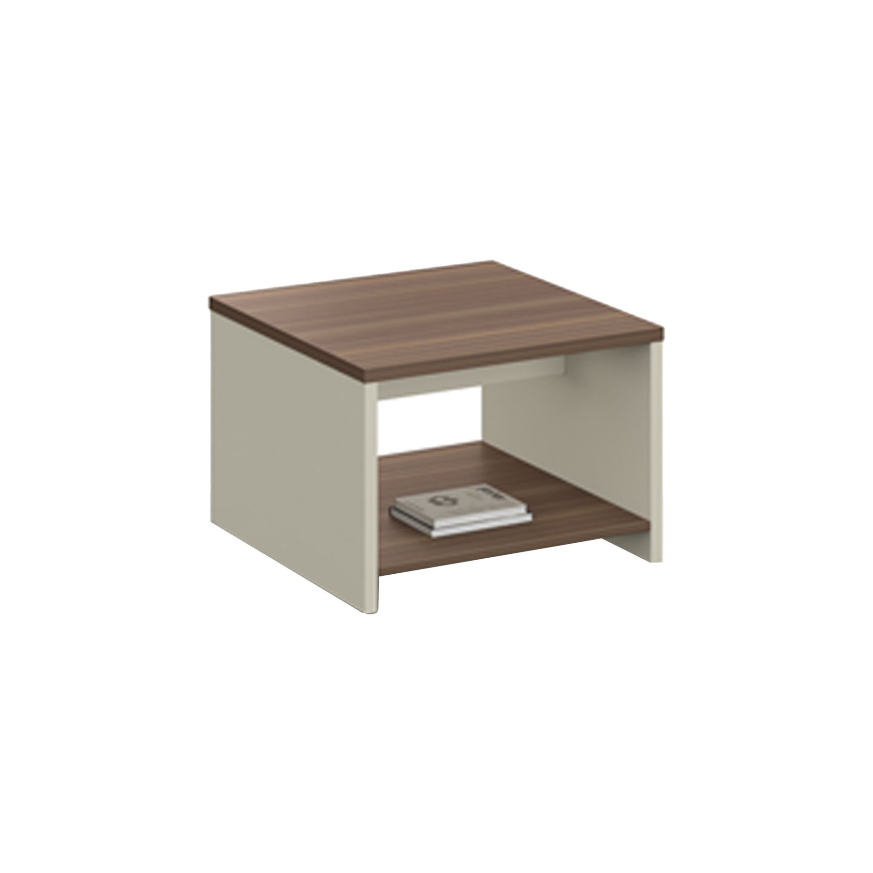 RFG Low Table Lisbon, 500 x 500 x 420 mm, na oak and gray