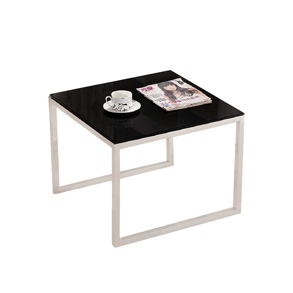 RFG Low table Luxo Chrome, 600 x 600 x 440 mm, black