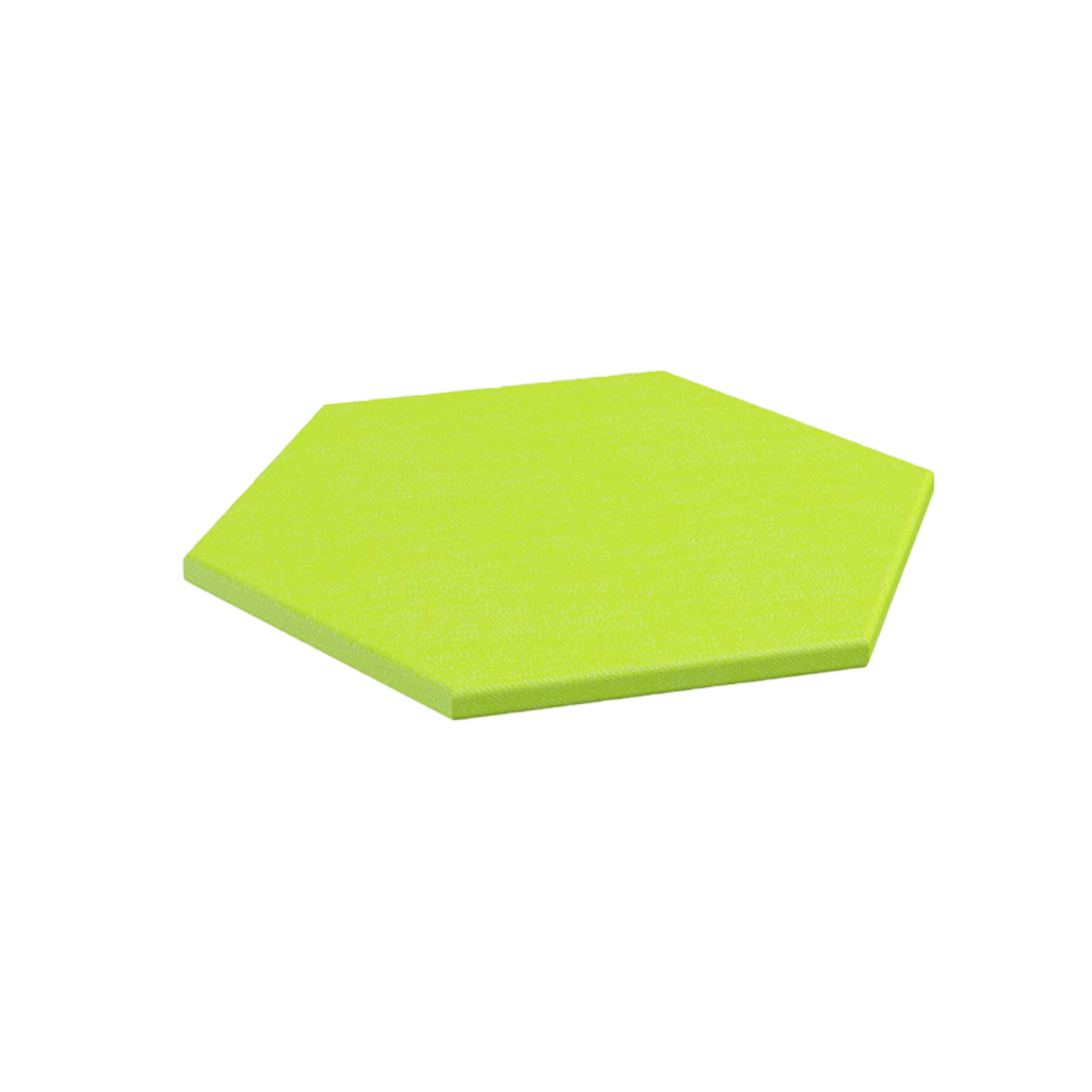 RFG Upholstered pad Hexagon 12, 1 000 x 868 x 50 mm, green