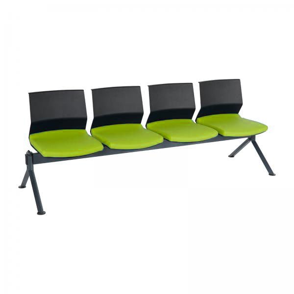 RFG Visitor bench Lisa Black, 4-seater, green