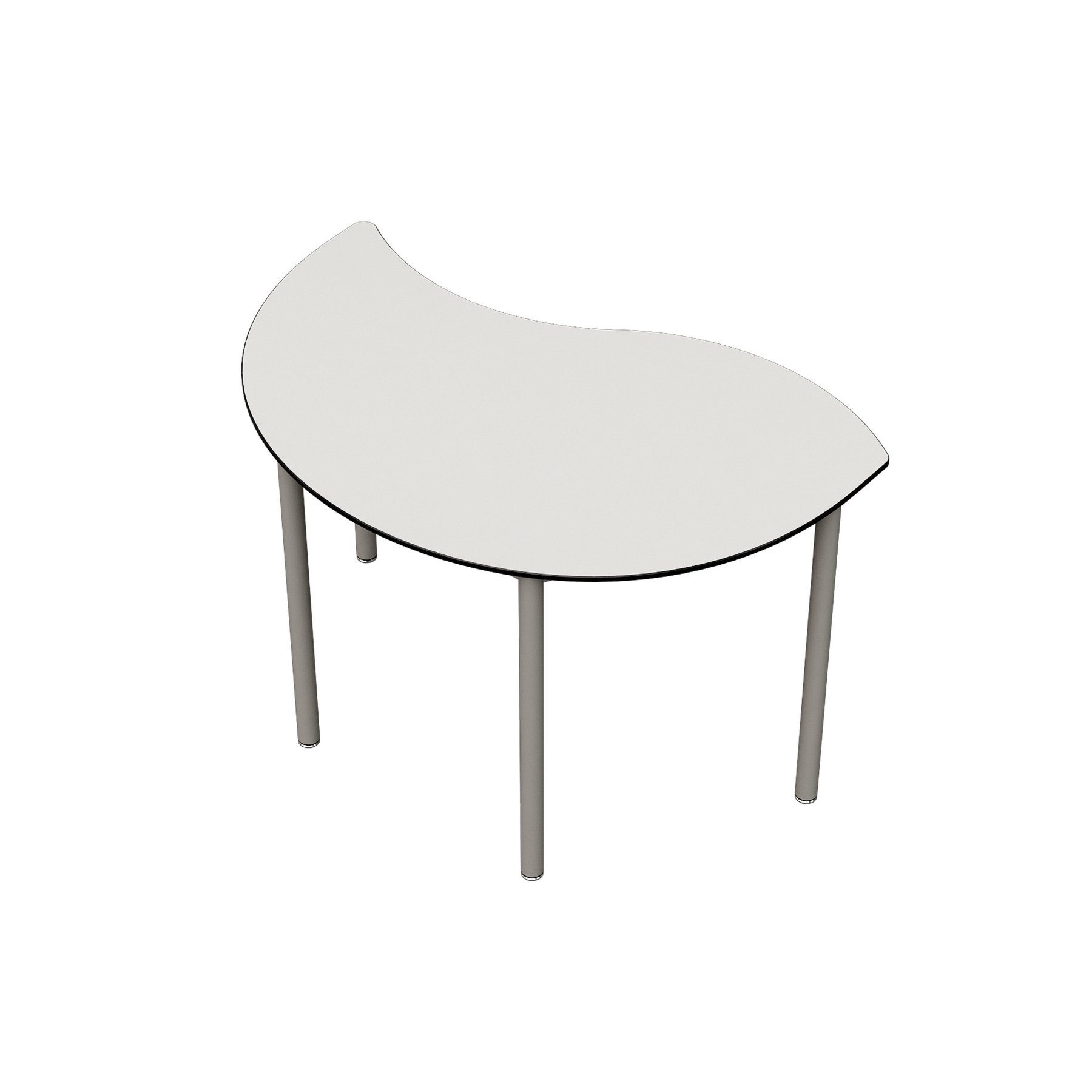 RFG School desk Flexus, S, 120 x 80 x 76 cm, white HPL