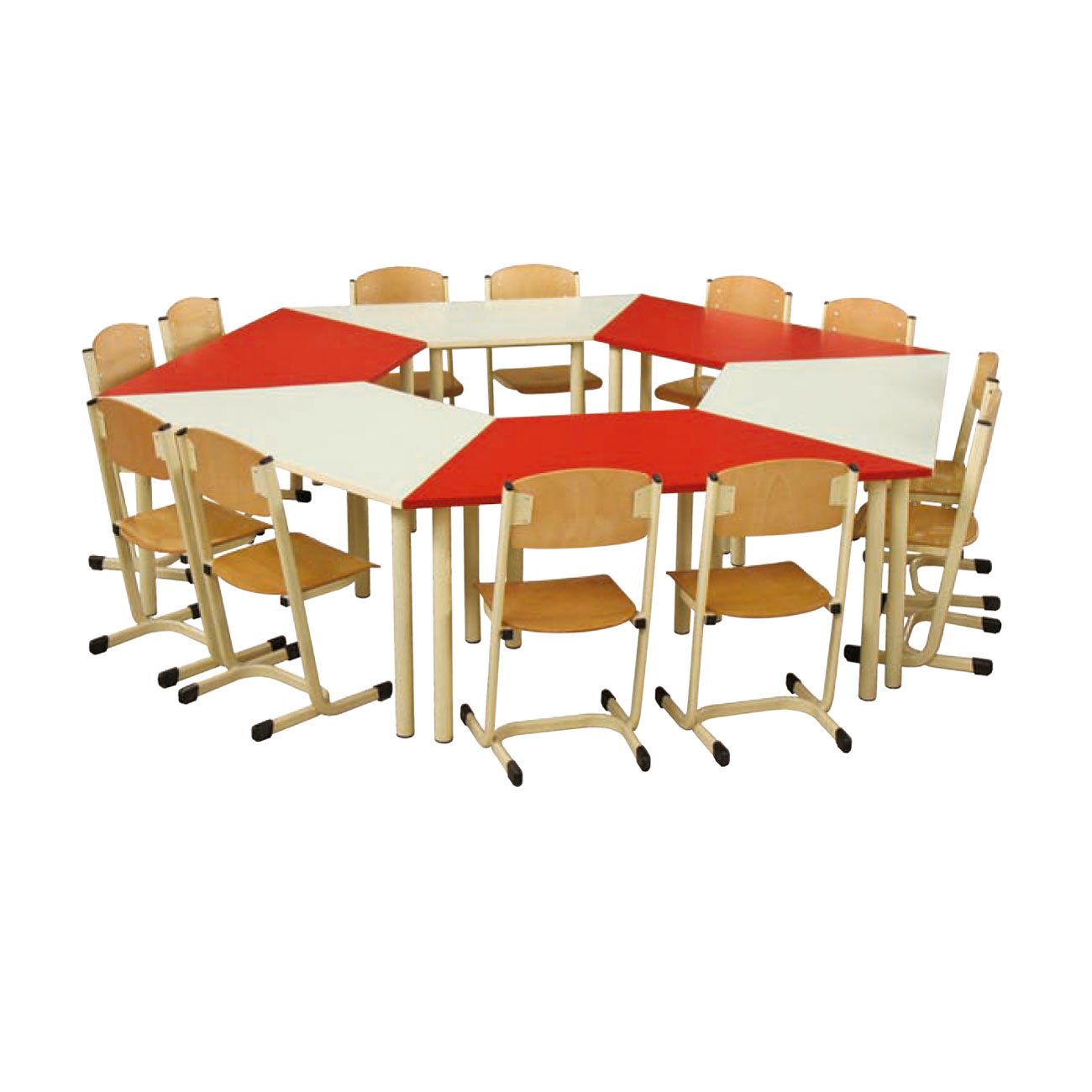 Table Rondo, trapezoid type, 118 x 51 x 46 cm, demo sample