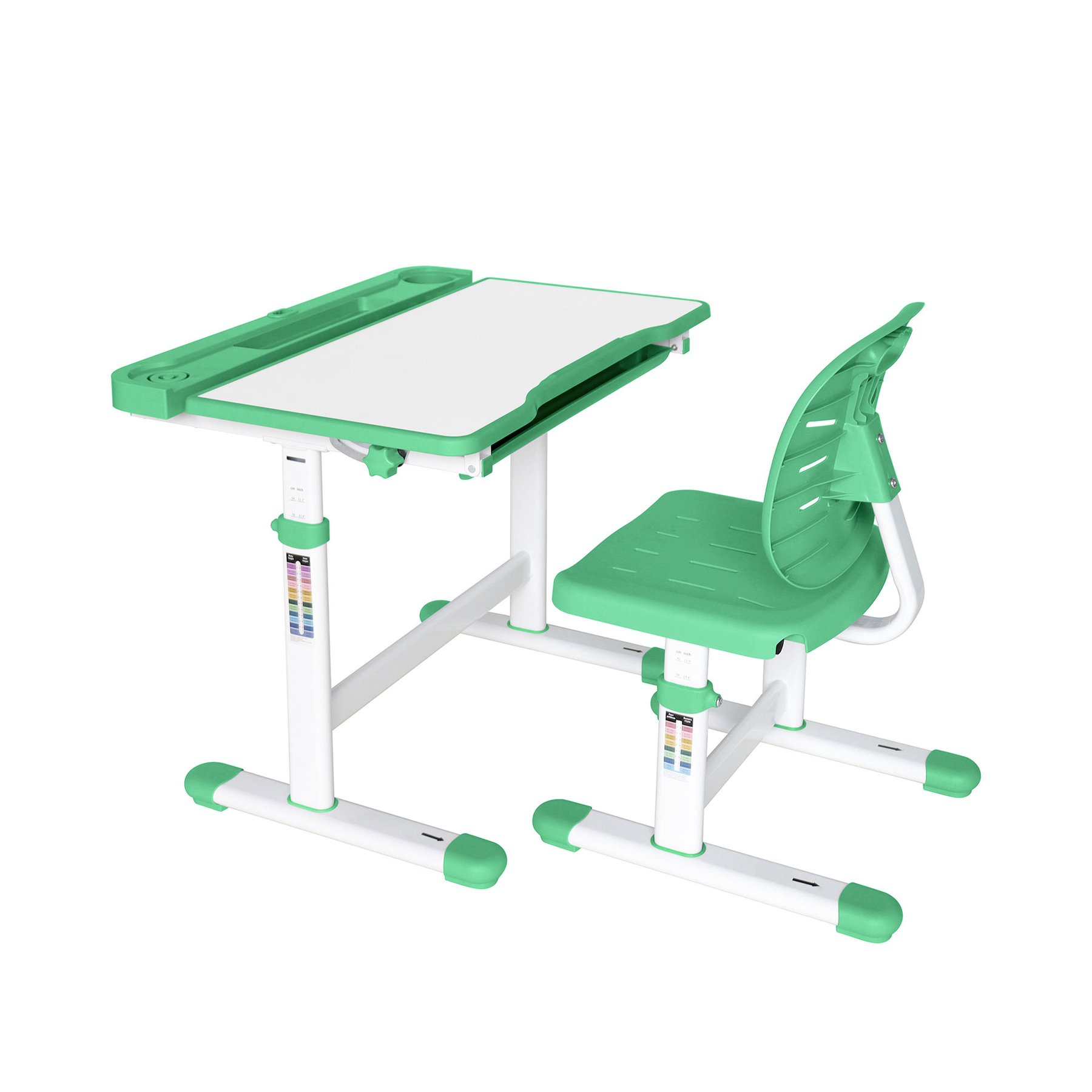 RFG Ergonomic Desk and Chair Ergo Tech 403X, green