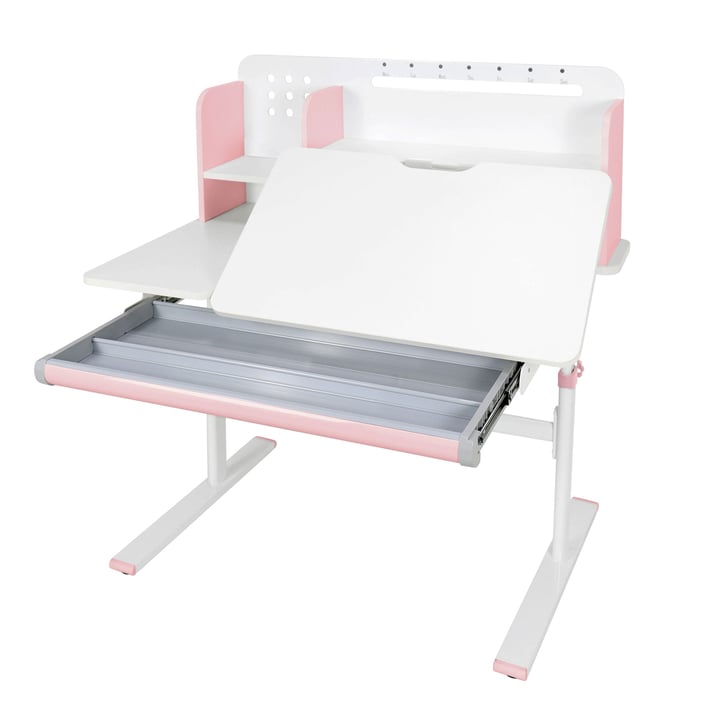 RFG Desk height-adjustable Ergo Light 1003A, pink