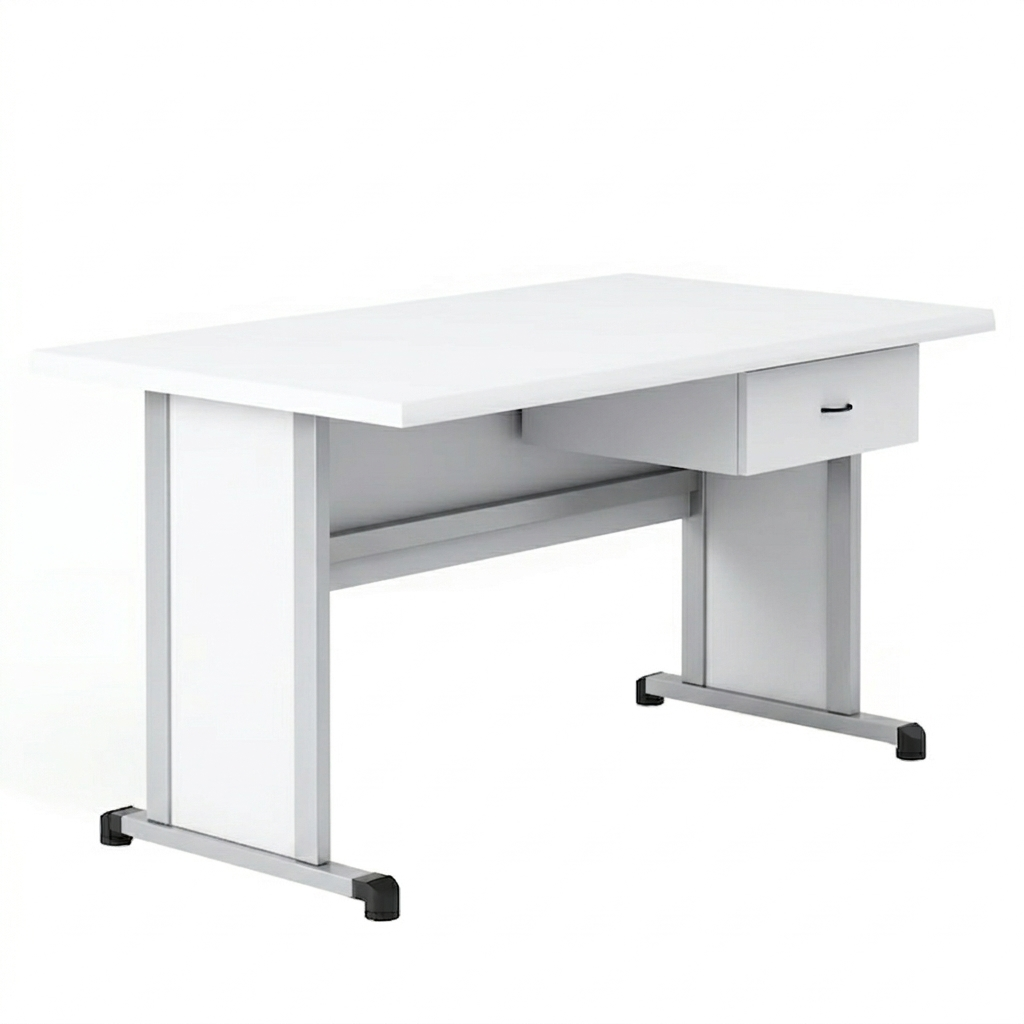RFG Teacher’s Desk Edu, 1200 x 700 x 750 mm, oak top, grey metal