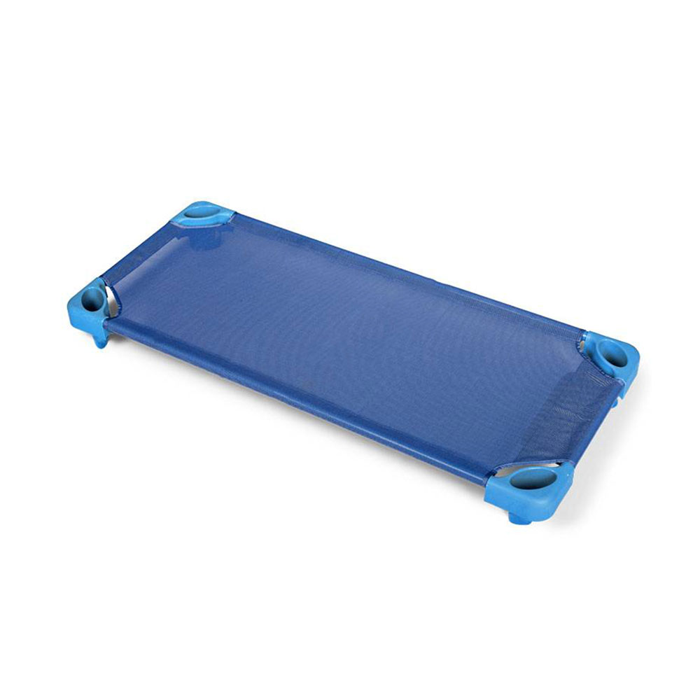 Nowa Szkola Bed, stackable, 133 x 57 x 15 cm, blue