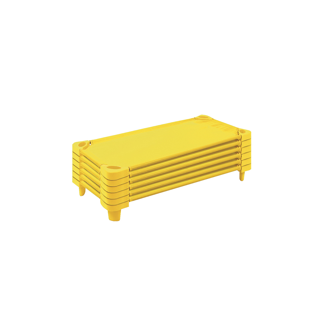 Nowa Szkola Stacking bed, 133 x 57 x 15 cm, yellow